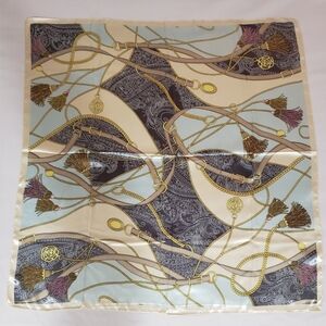 R-2146- Women's Scarf Blue Brown And Gray Colors NWT